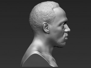 usain bolt bust 3d printing ready stl obj 3D 打印模型