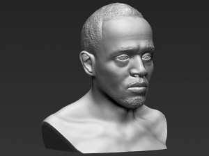 usain bolt bust 3d printing ready stl obj 3D 打印模型