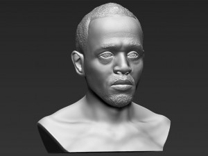 usain bolt bust 3d printing ready stl obj 3D 打印模型
