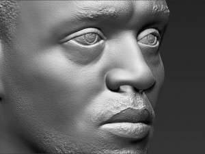 usain bolt bust 3d printing ready stl obj 3D 打印模型