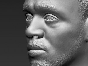 usain bolt bust 3d printing ready stl obj 3D 打印模型