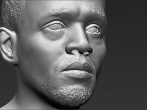 usain bolt bust 3d printing ready stl obj 3D 打印模型