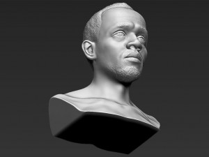 usain bolt bust 3d printing ready stl obj 3D 打印模型