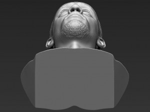 usain bolt bust 3d printing ready stl obj 3D 打印模型