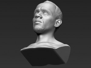 usain bolt bust 3d printing ready stl obj 3D 打印模型