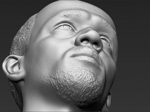 usain bolt bust 3d printing ready stl obj 3D 打印模型