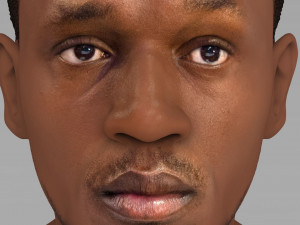 usain bolt bust ready for full color 3d printing 3D Print Model