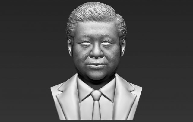 xi jinping bust 3d printing ready stl obj Modèles 3D en vedette .c4d .max .obj .3ds .fbx .stl .blend 