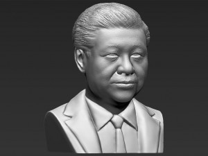 xi jinping bust 3d printing ready stl obj Modèles 3D en vedette