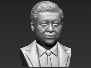 xi jinping bust 3d printing ready stl obj Modèles 3D en vedette
