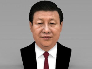 xi jinping bust ready for full color 3d printing Modelo de impresión 3D
