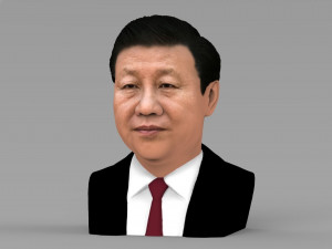 xi jinping bust ready for full color 3d printing 3D 打印模型