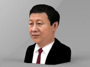 xi jinping bust ready for full color 3d printing 3D 打印模型