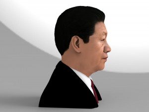xi jinping bust ready for full color 3d printing 3D 打印模型