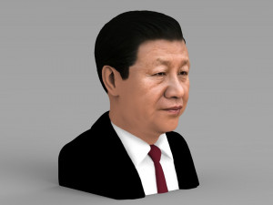 xi jinping bust ready for full color 3d printing 3D 打印模型