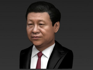 xi jinping bust ready for full color 3d printing 3D 打印模型