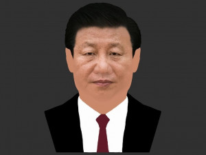 xi jinping bust ready for full color 3d printing 3D 打印模型