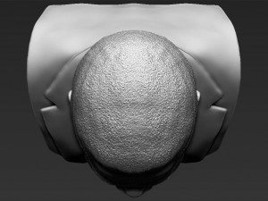morgan freeman bust 3d printing ready stl obj 3Dプリントモデル