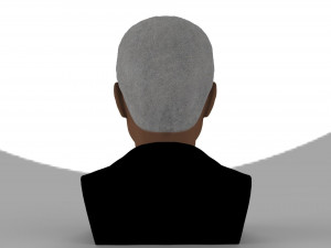 morgan freeman bust ready for full color 3d printing 3D प्रिंट मॉडल