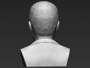 morgan freeman bust ready for full color 3d printing 3D प्रिंट मॉडल