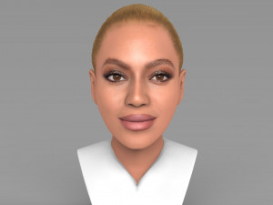 beyonce knowles bust ready for full color 3d printing Modelo de impresión 3D