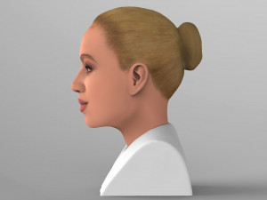 beyonce knowles bust ready for full color 3d printing Modèles 3D en vedette