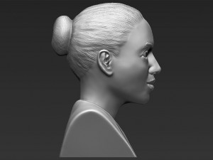 beyonce knowles bust ready for full color 3d printing Modèles 3D en vedette
