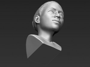 beyonce knowles bust ready for full color 3d printing Modèles 3D en vedette