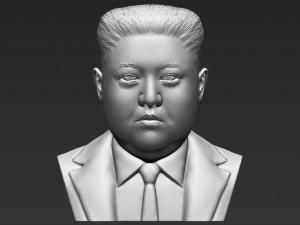 kim jong-un bust 3d printing ready stl obj 3D Print Model