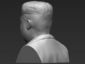 kim jong-un bust 3d printing ready stl obj 3D-Druckmodell