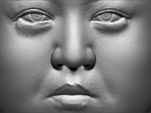 kim jong-un bust 3d printing ready stl obj 3D-Druckmodell
