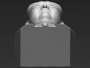 kim jong-un bust 3d printing ready stl obj 3D-Druckmodell