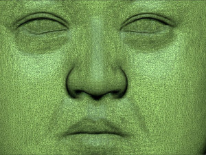 kim jong-un bust 3d printing ready stl obj 3D-Druckmodell