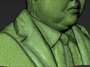 kim jong-un bust 3d printing ready stl obj 3D-Druckmodell