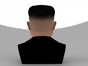 kim jong-un bust ready for full color 3d printing 3D-printmodel