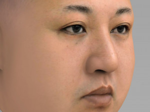 kim jong-un bust ready for full color 3d printing 3D-printmodel
