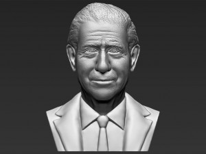 prince charles bust 3d printing ready stl obj 3D Print Model