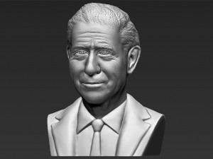prince charles bust 3d printing ready stl obj Modelo de Impressão 3D