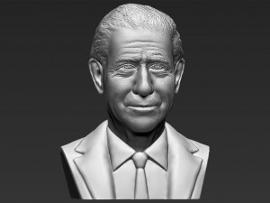 prince charles bust 3d printing ready stl obj Modelo de Impressão 3D