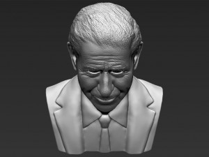 prince charles bust 3d printing ready stl obj Modelo de Impressão 3D