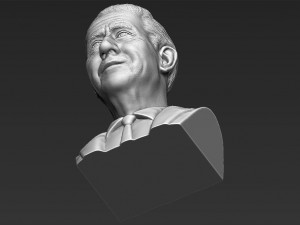 prince charles bust 3d printing ready stl obj Modelo de Impressão 3D