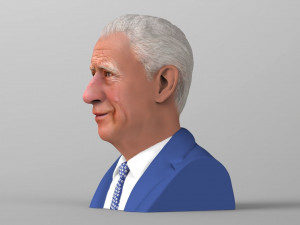 prince charles bust ready for full color 3d printing Modello di stampa 3D