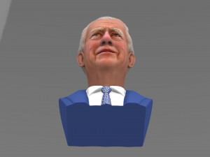prince charles bust ready for full color 3d printing Modello di stampa 3D