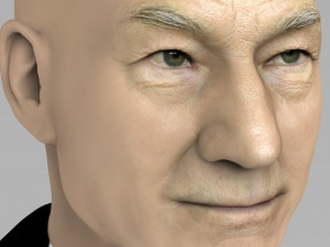 professor x charles xavier bust ready for full color 3d printing 3Dプリントモデル
