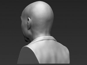 professor x charles xavier bust ready for full color 3d printing 3Dプリントモデル