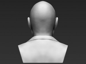 professor x charles xavier bust ready for full color 3d printing 3Dプリントモデル