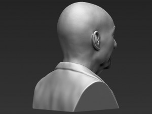 professor x charles xavier bust ready for full color 3d printing 3Dプリントモデル