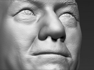 professor x charles xavier bust ready for full color 3d printing 3Dプリントモデル