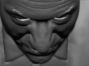 professor x charles xavier bust ready for full color 3d printing 3Dプリントモデル