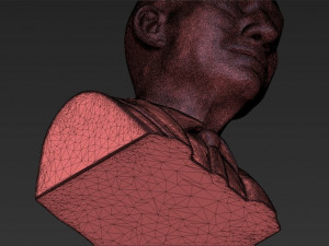 professor x charles xavier bust ready for full color 3d printing 3Dプリントモデル